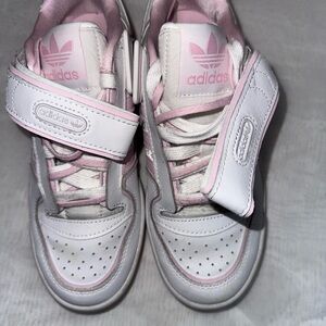 Adidas Kids' Sneakers in White and Pink